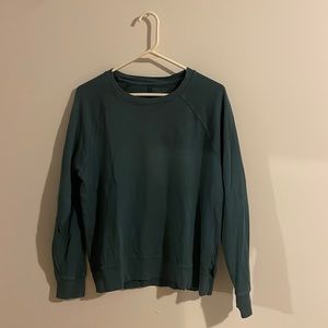 dark green Athleta sweatshirt